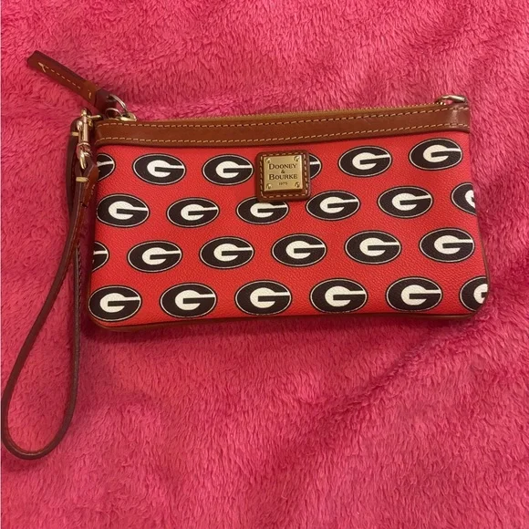 COPY - Dooney & Bourke Red Georgia Bulldog wristlet bag - Picture 2 of 6